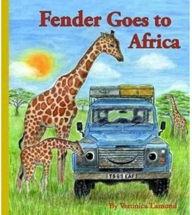 FENDER AFRICA - Childrens Book - Fender Goes To Africa by Britpart Land Rover Range Rover