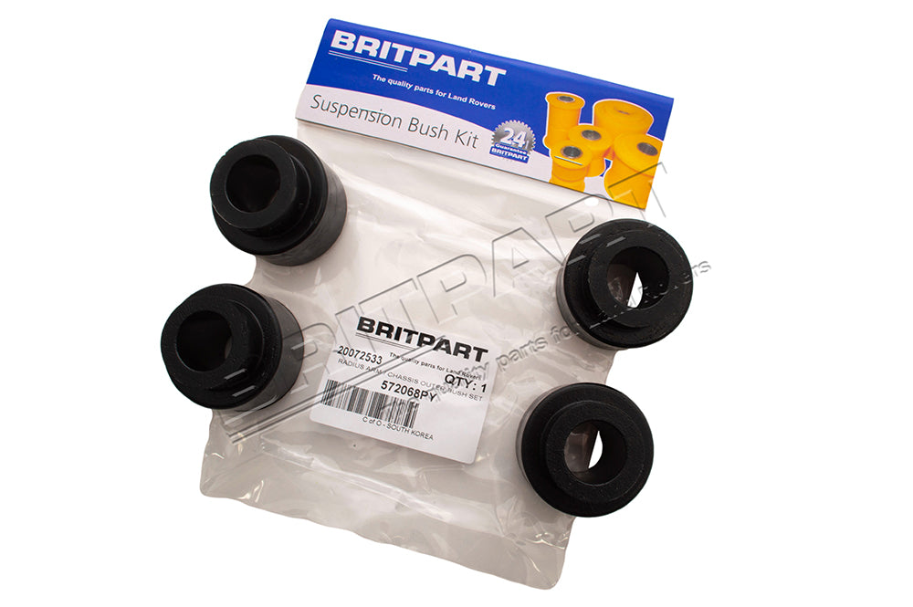 572068PY - Bush radius arm - polyurethane - black -  set of 4  by AftermarketSteering or Suspension Part Land Rover Range Rover Range Rover