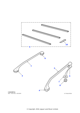 CAJ100320 - Seal rubber Hardware Part Land Rover Range Rover