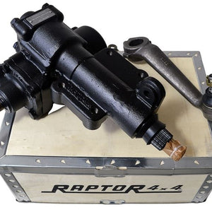 QAF500120RAP - Steering box LHD 4-bolt new incl. droparm