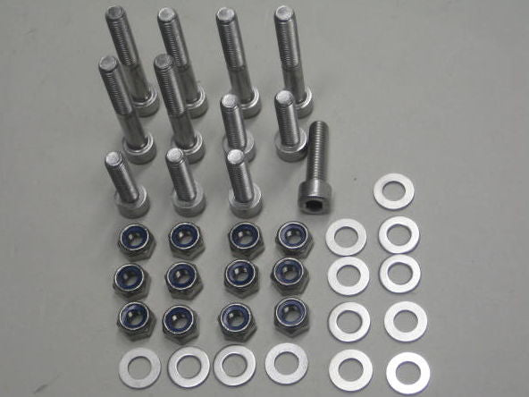 DA1134 - safari (3rd/5th) door bolt kit Def. stainless non-Puma  by SafariBody Part Land Rover Range Rover Defender