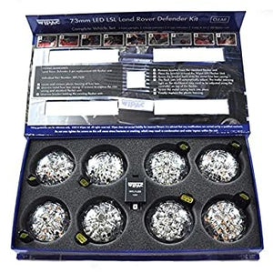 GL1191 - Light Kit LED 73mm Clear + relay WIPAC