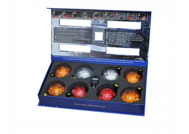 GL1192 - Light Kit LED Colour + relay (8pcs) WIPAC by WipacElectrical Part Land Rover Range Rover Defender, Series
