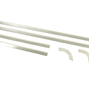 BA 1900 - kit retainer glass safari door alu strips