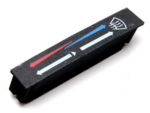 YAZ100030 - Heater control label GENUINE LR