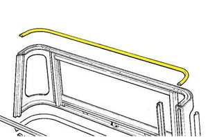 LR053827 - seal cantrail upper