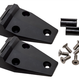 DA1152 - Defender Bonnet Hinge Kit – Billet Aluminum (Black)