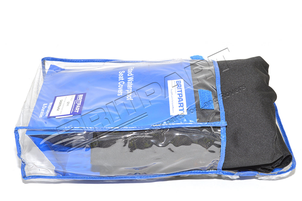 DA2807BLACK - Waterproof Seat Covers Front Black - Disco 1 by AftermarketInterior Accessory Land Rover Range Rover Discovery