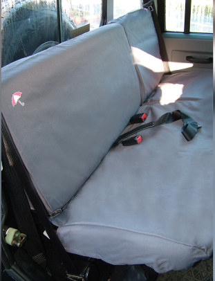DA2816GREY - Waterproof Rear Seat Covers | 60/40 Split (Grey) by Aftermarket, BritpartInterior Accessory Land Rover Range Rover Defender