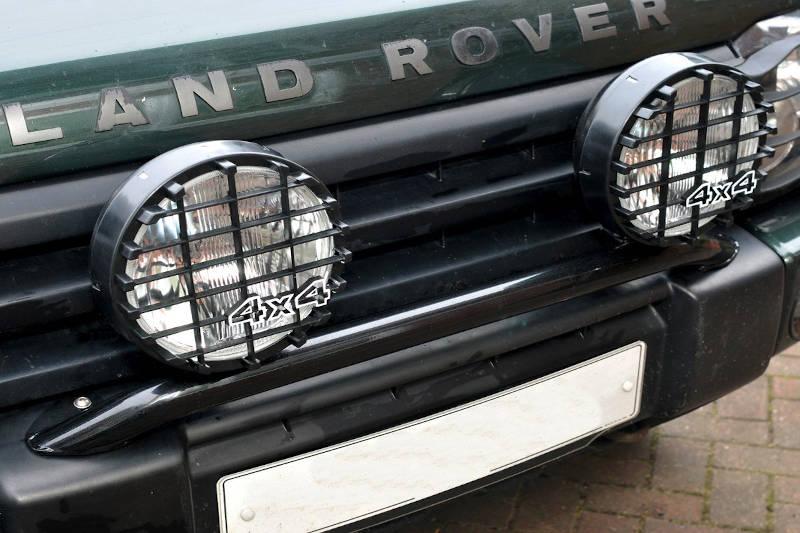 DA4088 - 8” Black Halogen Driving Lights - 100W (Pair) | Universal Fit Electrical Part Land Rover Range Rover Defender, Series
