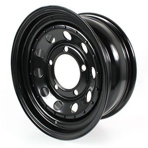 GRW006 - BLACK MODULAR 7x16 STEEL ROAD WHEEL - DEF - D1 - RRC