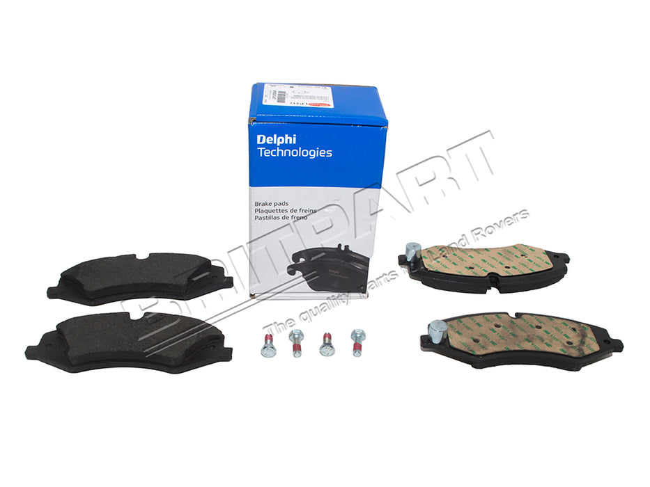 LR134700G - Brake Pad Set - Front (Pad and Caliper Kit) by DelphiBrake Part Land Rover Range Rover Discovery, Range Rover, Range Rover Sport