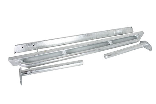 TF801GAL - Terrafirma galvanised rock sliders with tree bars Defender 90 Body Part Land Rover Range Rover Defender