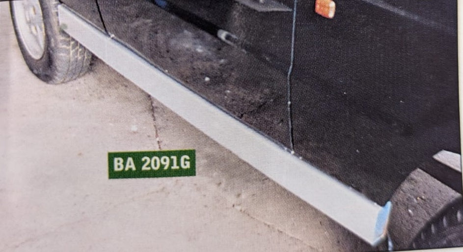 BA2091 - rock guard BLACK (pair) BA 2091 Body Part Land Rover Range Rover Discovery, Range Rover