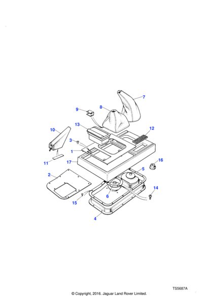 CSK3643L - Clip edge harness Electrical Part Land Rover Range Rover Range Rover