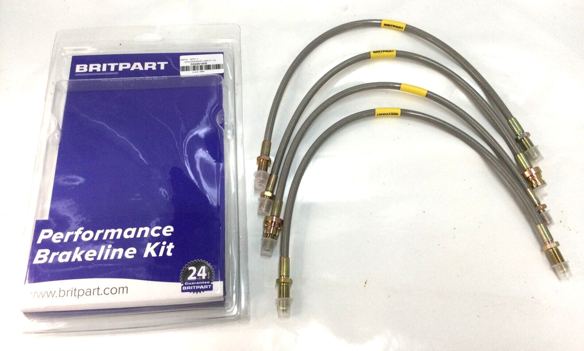DA240140S - Brake Hose Kit 40mm Defender 90 by AftermarketBrake Part Land Rover Range Rover Defender