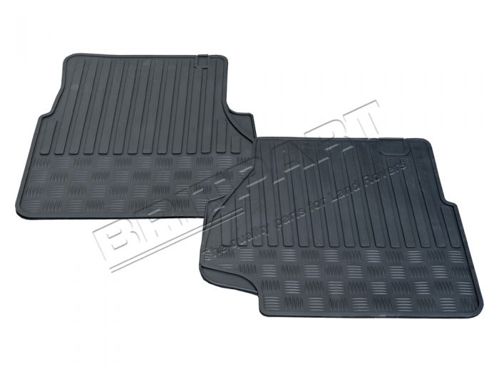 VPLDS0147 - Rubber Mat Set Front Floor -Defender by AftermarketBody Part Land Rover Range Rover Defender