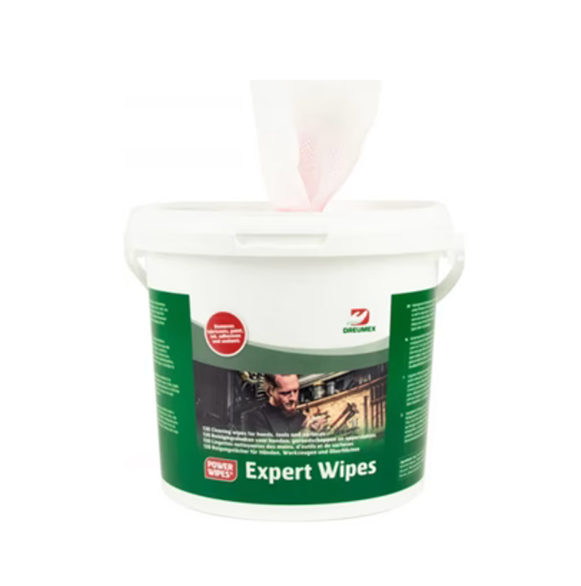  Dreumex disinfectant wipes collection, ideal for industrial and everyday hand cleaning. These powerful, pre-moistened wipes remove grease, dirt, and bacteria effortlessly, making them a must-have for maintaining hygiene in demanding environments.