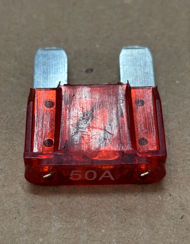 05.0359 - Blade Fuse – MAXI 50A – Red Electrical Part Land Rover Range Rover 