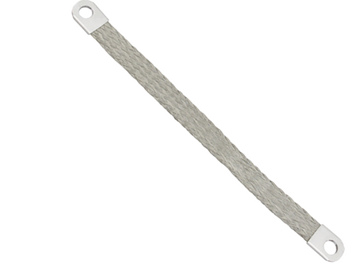 16.0091 - Braided Earth Strip – 21mm² 30cm – 10mm Eye  by AftermarketElectrical Part Land Rover Range Rover 