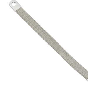 16.0091 - Braided earth strip 21mm² 30cm long 10mm eye