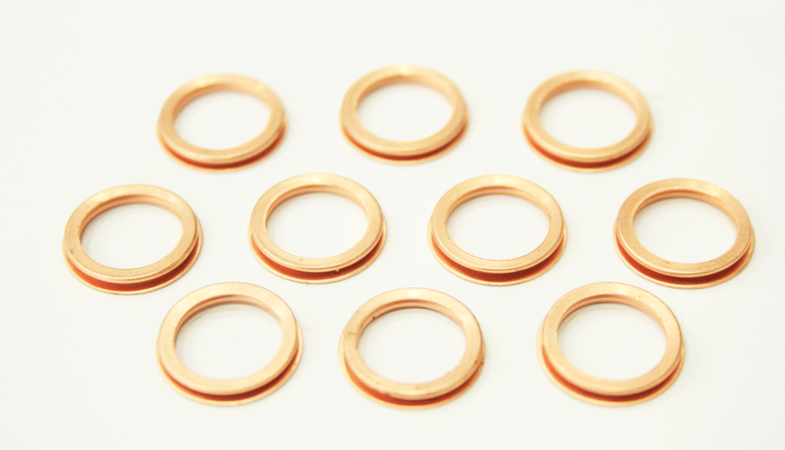 232039 - washer joint copper  Sold as each  by PR2 Allmakes OEEngine Part Land Rover Range Rover Defender, Discovery, Range Rover, Series