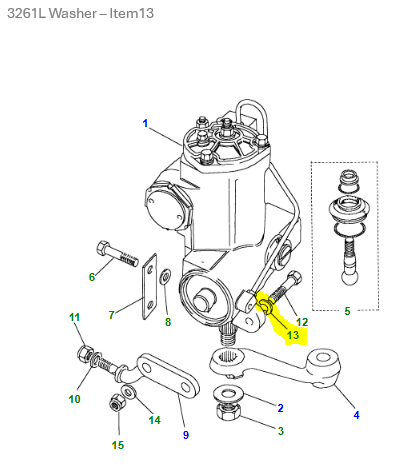 3261L - Plain Washer – 7/16"  by Land RoverHardware Part Land Rover Range Rover Defender, Discovery, Range Rover