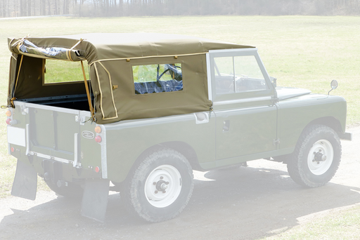 331113SA - Hood 88" full sand with side windows  by AftermarketBody Part Land Rover Range Rover Series
