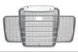 346346 - Deluxe Radiator Grille Series 3 (No Badge)  by AftermarketBody Part Land Rover Range Rover Series