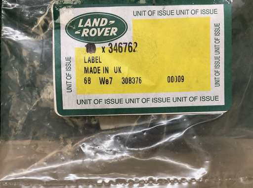 346762 - Decal – Dash Body Part Land Rover Range Rover Series