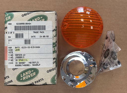 37H6111L - Rear Indicator Amber Lens Genuine LR  by Land RoverElectrical Part Land Rover Range Rover Series