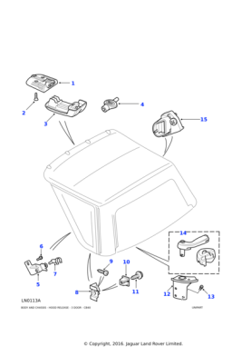 DYP101420 - Screw Hardware Part Land Rover Range Rover Freelander 1