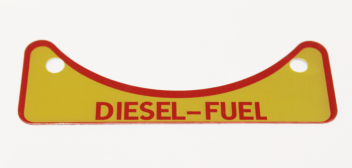 502951 - decal 'DIESEL-FUEL'  by PR2 Allmakes OEBody Part Land Rover Range Rover Defender, Series