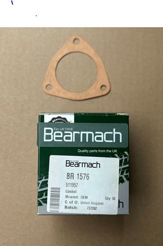 BR 1576 - Gasket Thermostat housing gasket SII OEM  by BearmachHardware Part Land Rover Range Rover Series