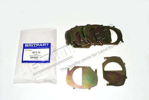 591629 - Anti-Squeal Shim  by AftermarketBrake Part Land Rover Range Rover Discovery, Range Rover