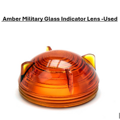 600868 - Amber Military Glass Indicator Lens - Used