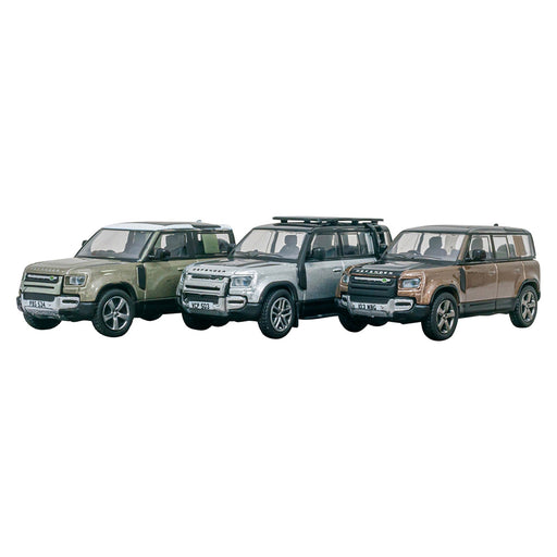 DA3445 - Diecast 1:76 Scale Models - Defender 90, 110, and 110x  Land Rover Range Rover 