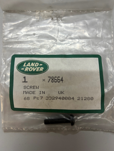 78664 - SCREW  Genuine  by Land RoverHardware Part Land Rover Range Rover Series