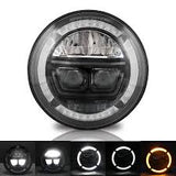 LED81 - 7 inch DOT DRL Turn Signal  LED Headlight (PAIR)