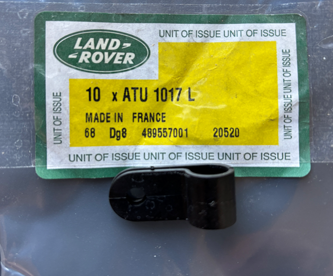 ATU1017L - Clip ATU1017L Genuine LR  by Land RoverHardware Part Land Rover Range Rover Defender, Range Rover