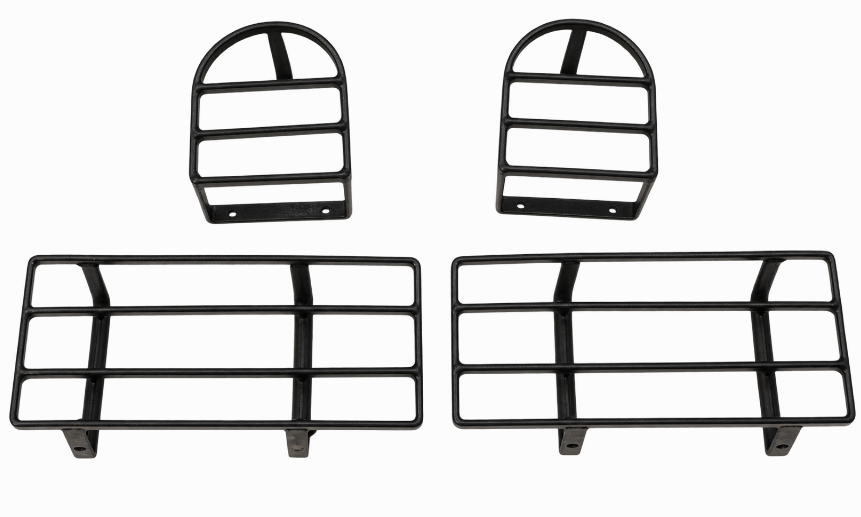 BA012B - Rear Lamp Guards – Steel – Set of 4  by AftermarketBody Part Land Rover Range Rover Defender, Series