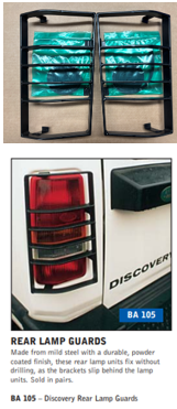 BA 105 - Rear Lamp Guard  by BearmachBody Part Land Rover Range Rover Discovery