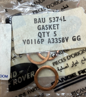 BAU5374L - Seal Washer  by Land RoverHardware Part Land Rover Range Rover Range Rover