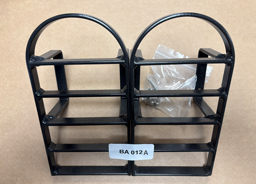 BA 012A - Rear Lamp Guards - Pair for Series 2/3 (Steel) Electrical Part Land Rover Range Rover Defender, Series