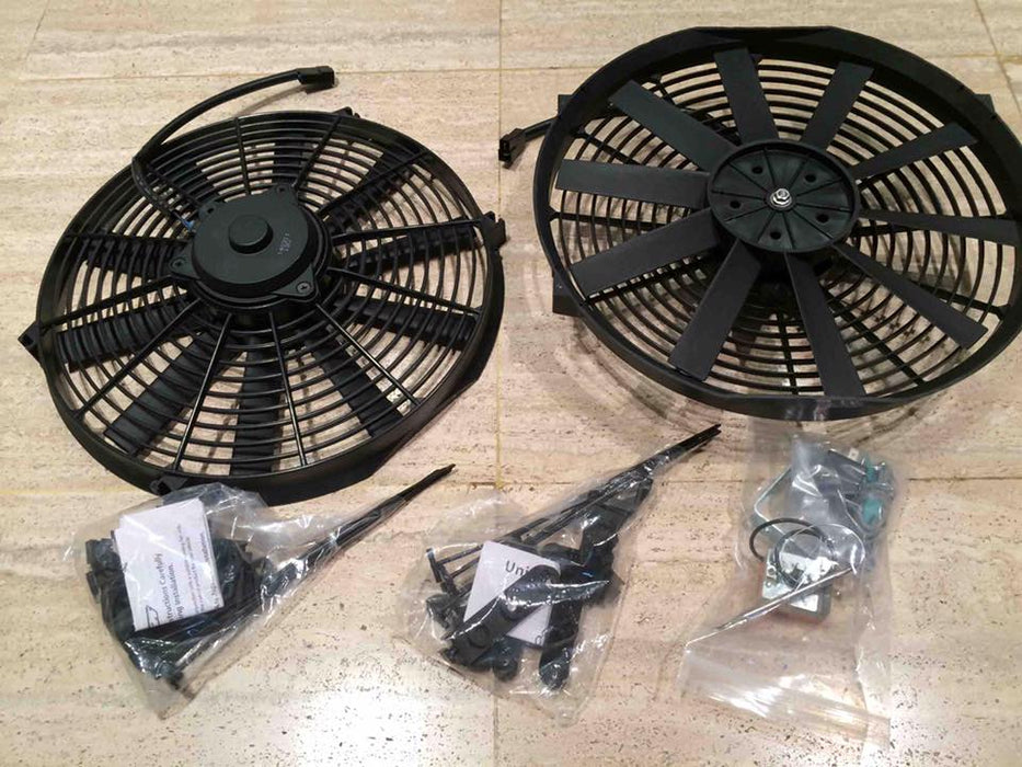 BA 031A - Pacet Fan HD Double Including. Switch and Fitting Kit Electrical Part Land Rover Range Rover Defender, Discovery, Range Rover, Series