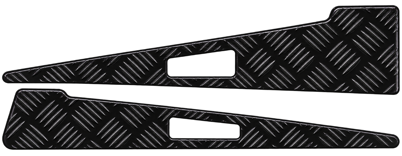 BA 113B-3 - Wing Protector – 3mm Black – No Aerial Hole  by AftermarketBody Part Land Rover Range Rover Defender