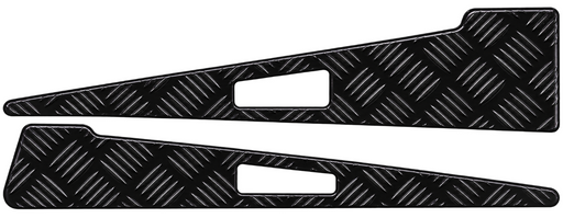 BA 113B-3 - Wing Protector – 3mm Black – No Aerial Hole  by AftermarketBody Part Land Rover Range Rover Defender