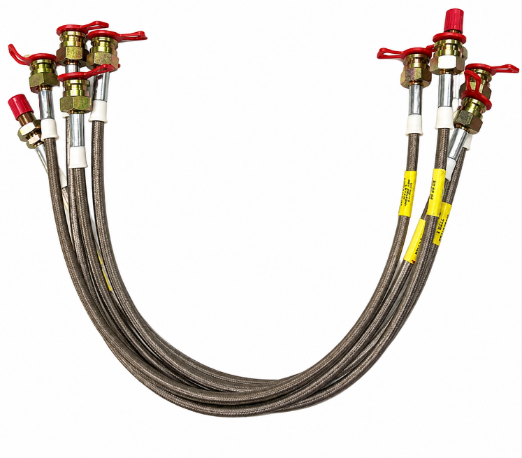 BA 213 - Brake Hose Kit – Stainless Steel Brake Part Land Rover Range Rover Discovery
