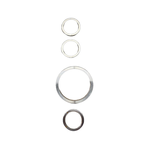 BA 2702 - Aluminium Gauge Surround – With Clock – Set of 4 Interior Accessory Land Rover Range Rover Defender