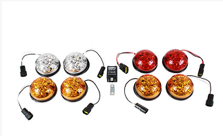 BPS013 - LED 73mm light kit for Defender 90/110 & Series 3  by AftermarketElectrical Part Land Rover Range Rover Defender, Series
